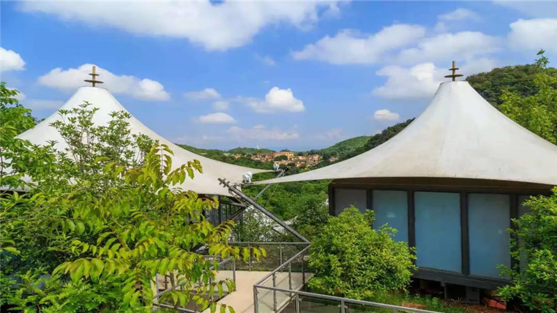 紅河旅游之可邑帳篷度假酒店,睡進可邑的森林里，與星空共眠！